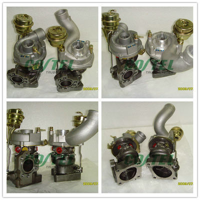K03 53039700016+53039700017 53039880016 53039880017 Twin Turbocharger  AUDI S4  A6 Allroad  AJK ARE BES AGB V6 2.7L T C5